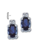 Earrings Gemoro Woman in White Gold Zaffiro OC092BIA.ZF